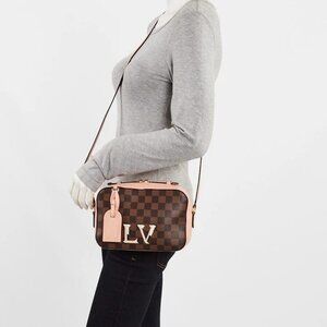 Louis Vuitton Damier Ebene Canvas Santa Monica Small Crossbody Bag